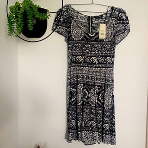 Black and White Miss Selfridge Sun Dress